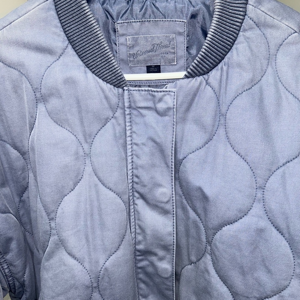 Quilted Bomber Jacket